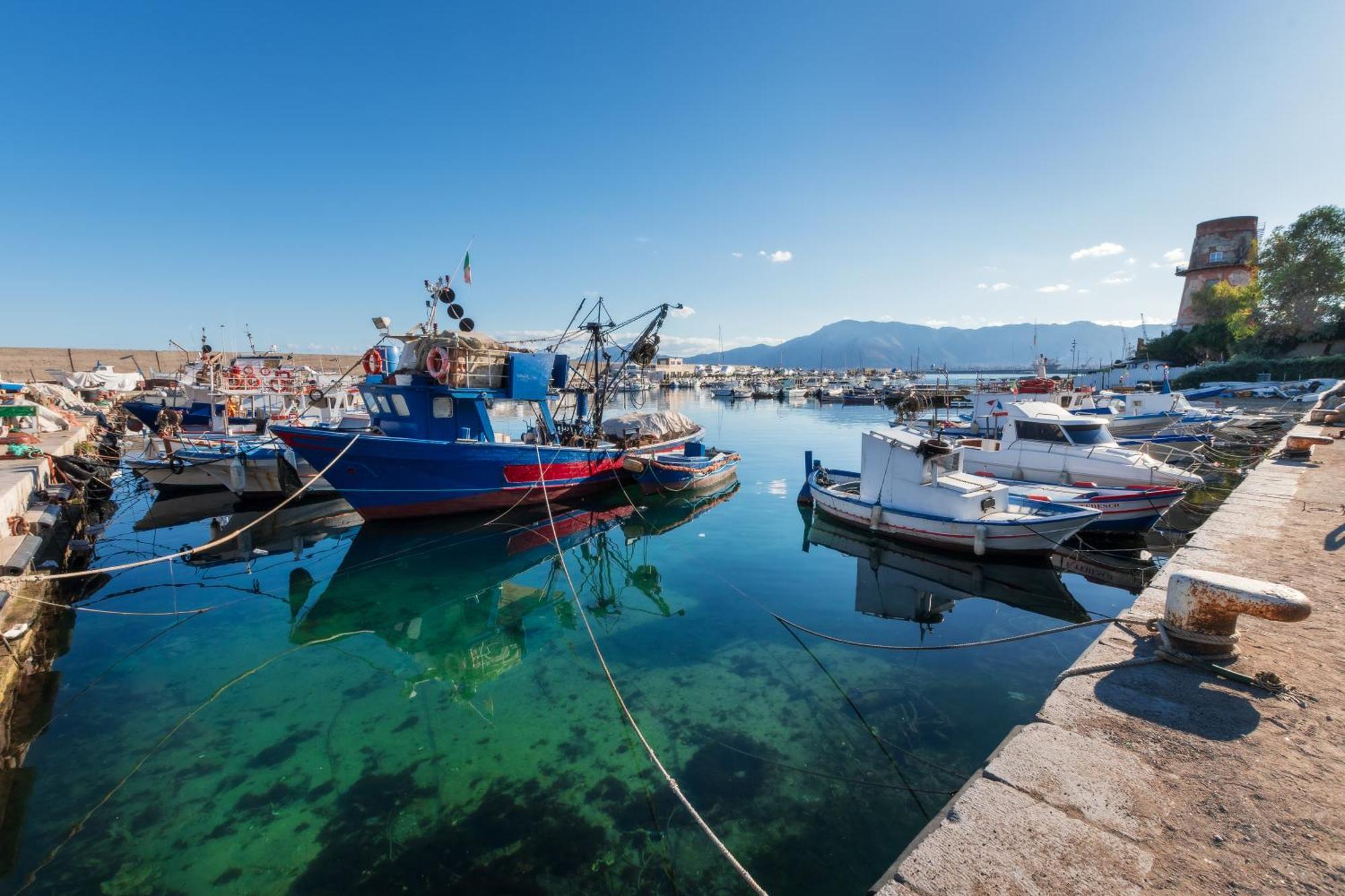 Casa De Paoli - Vista Mare Arenella, Palermo Con Parcheggio Privato Leilighet Eksteriør bilde